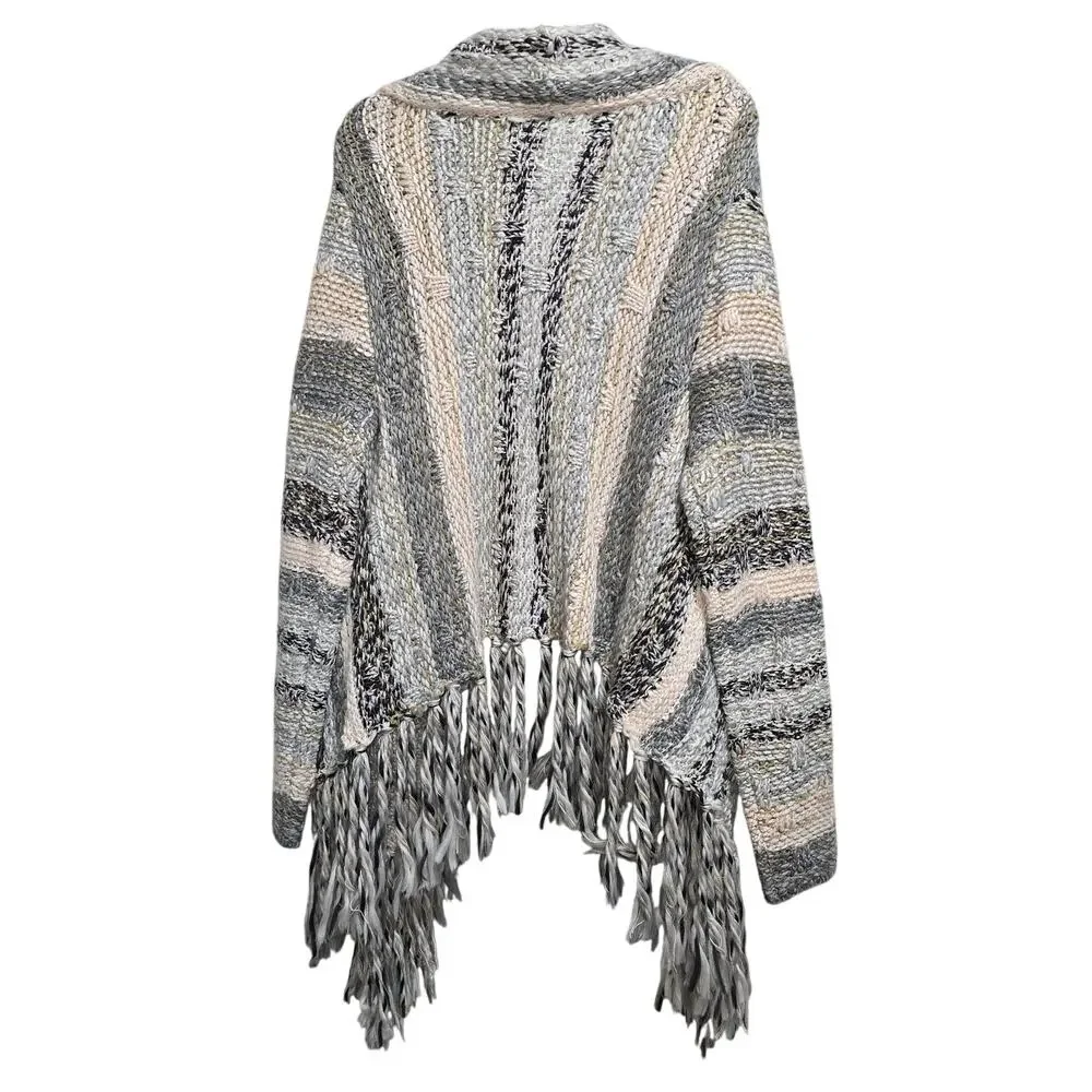 Brand New Bethany Mota Special Edition Bohemian Sweater Fringe Cardigan Size XL - Picture 2 of 7